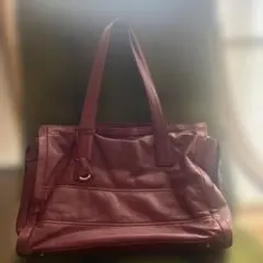 【aniary アニアリ】赤　レザートートバッグ