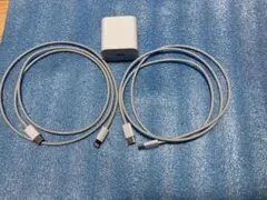 Apple 20W 電源アダプター A2305 と Apple 充電ケーブル2本