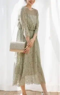 3点セット オケージョンドレス パーティーバッグ 結婚式お呼ばれ