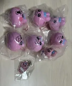 おぱんちゅうさぎ　ミニスクイーズマスコット　アクキー　ソフビマスコットセット