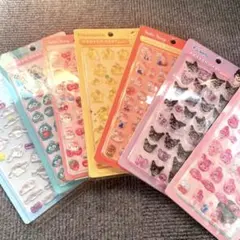 ボンボンドロップシール　サンリオ　ハンギョドン　プリン　マイメロ