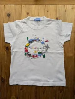 Familiar 列車と駅 Tシャツ - 120cm