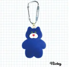 mojojojoフィギュアマスコット Nicky 青ねこ