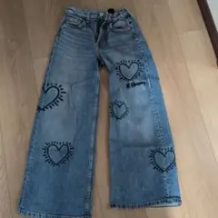 H&M Keith Haring デニムパンツ 134cmのサムネイル