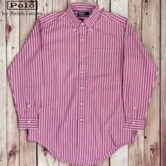 09M202◯ 90s RalphLauren オックスフォード BDシャツ M