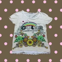 半袖　Tシャツ　scolar カラフル　レトロのサムネイル