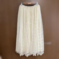 ロングスカート　レーススカート　スカート