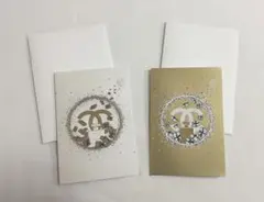 CHANEL シャネル ホリデー メッセージカード 2枚セット