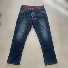 ラ*V様 EDWIN503 ER007 ストレートレッグデニムパンツ 赤ウエスト