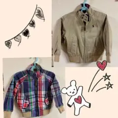 ポロ　ラルフローレン　リバーシブルジャケット 100cm