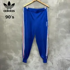 90's adidas デサント製 トラックパンツ ジャージ アディダス