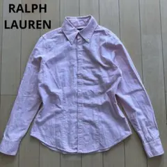 RALPH LAUREN ラルフローレン　長袖シャツ　ボタンダウン　ピンク　3f