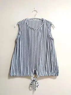 MANGO ストライプ ノースリーブトップス S　春夏　シンプルのサムネイル