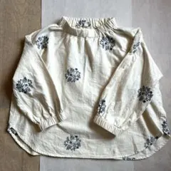 rps 花柄刺繍ブラウス アイボリー 長袖　綿100%のサムネイル