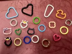 キーホルダー カラビナ リング20個セット⑧