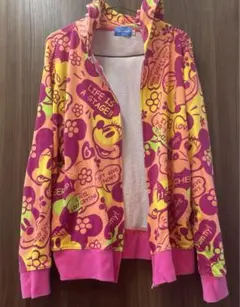 東京ディズニーリゾート 花柄 ジャケット ミニーちゃん 総柄 パーカー