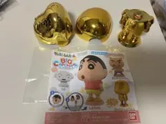 レア　クレヨンしんちゃん BIGカプキャラ ゴールドフィギュア