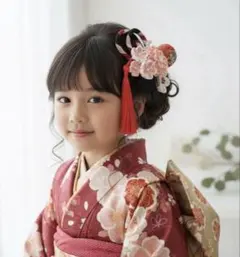 一点のみ【豪華セット】つまみ細工 髪飾り 七五三 3歳 7歳 卒園式 和装 着物