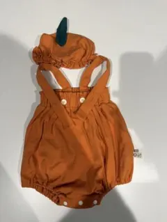 かぼちゃ ロンパース 73 ハロウィン