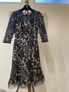 ♥お値下げ！♥新品同様 タダシ ショージ 刺繍ひざ丈ワンピース ブルー×シルバー 楽天市場】タダシショージ ワンピースの通販