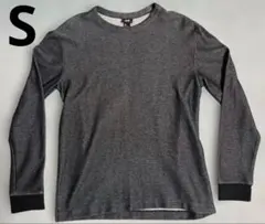 H&M クルーネック スウェット ダークグレー Sサイズ