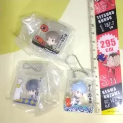 銀魂 坂田銀時 桂小太郎 沖田総悟 PAKUPAKU キーチェーン 3個