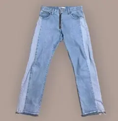 マウジー　moussy ストレートデニム ライトブルー