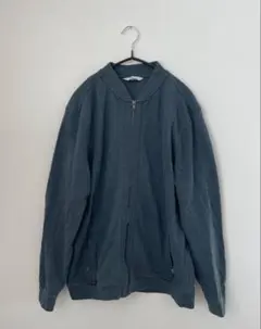 Calvin Kleinカルバンクライン ブルーグレージップアップジャケット L