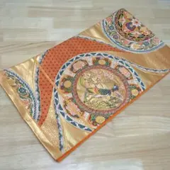 は*え様 豪華袋帯♥鳳凰♥華紋♥六通♥正絹♥難なし美品