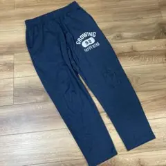 長ズボン　M　ネイビー　ロゴ