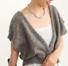 新品タグ付　プラージュ　plage olivette　ニットベスト グレー