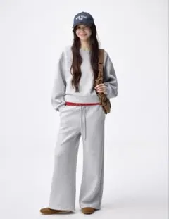 新品未使用　パフスウェットバギーパンツSサイズ　丈標準68.0～72.0cm