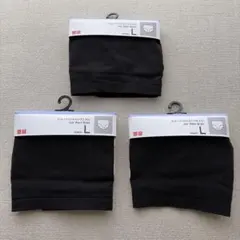 ユニクロ ショーツ(ジャストウエスト)３枚セット コットンショーツ サイズL