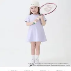 【未使用・タグ付き】プティマイン×Reebok ワンピース 90cm
