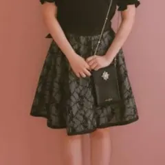 evelyn バックリボンスカート