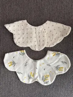 【新品未使用品】konny Jlily スタイ2枚セット　女の子向け