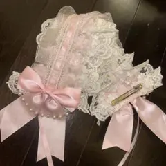 ヘッドドレス ピンク ロリータ かわいい 姫系
