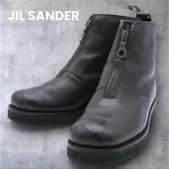 JIL SANDER ジルサンダー フロントジップ ボア レザーブーツ 37のサムネイル