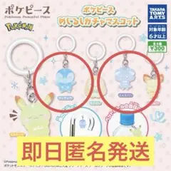 ポケピース　めじるしガチャマスコット　ポッチャマ・ニャスパー2種セット