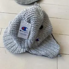 未使用Champion フライトニット帽 グレー 57-59cm 定価4180円