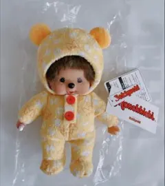 セキグチ モンチッチ ぬいぐるみ イエロー ロンパース タグ付き！ セキグチ モンチッチ ぬいぐるみ イエロー ロンパース タグ付き