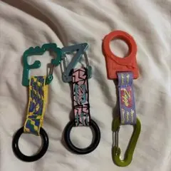 Zepp カラビナ キーホルダー 3点セット