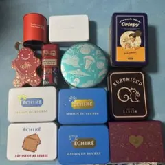 ECHIRE 空き缶他　GODIVA空箱