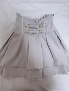 LIZLISA 2連リボンベルトスカパン ピンク