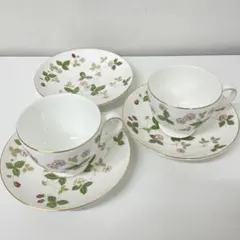 ワイルドストロベリー カップ・ソーサー 5客セット - メルカリ