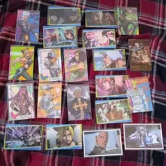 ジョジョの奇妙な冒険 ウエハースカード19枚セット ステッカー2枚セット