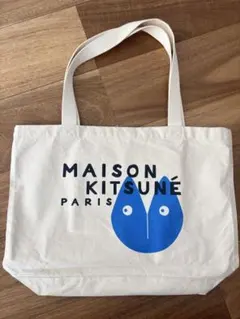 MAISON KITSUNÉ FORTUNE FOX トートバッグ ブルー