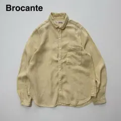 Brocante ブロカント リネン100％ 長袖シャツ　サイズ2 日本製のサムネイル