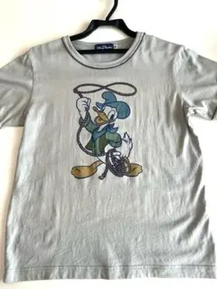 ディズニーランド ドナルドダックTシャツ ウエスタンランド 150サイズ レトロ
