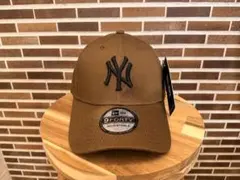 海外限定 ニューエラ 9FORTY ヤンキース キャップ チョコ ブラウン